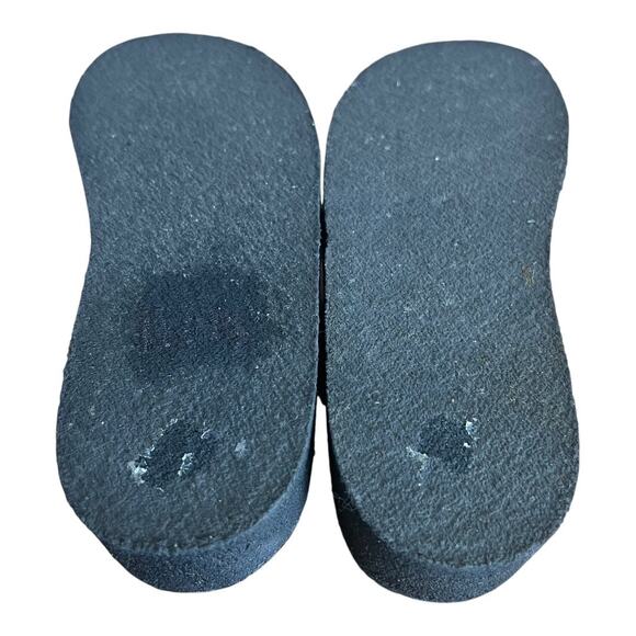 Clarks Originals Trek Wedge Platform Black Suede Slip On Mules Shoes Size 7.5 - Picture 9 of 9